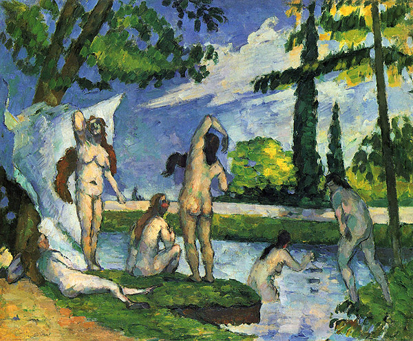 Paul Cézanne, Bagnanti sulle rive dell'Arc
